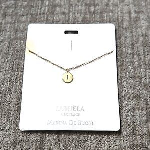 🌸 I * Initial Name Chain Lumiela Necklace 🌸